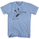 Popeye-Whad-Light Blue Heather Adult S/S Tshirt - Coastline Mall