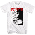 Popeye-Popeye Box-White Adult S/S Tshirt