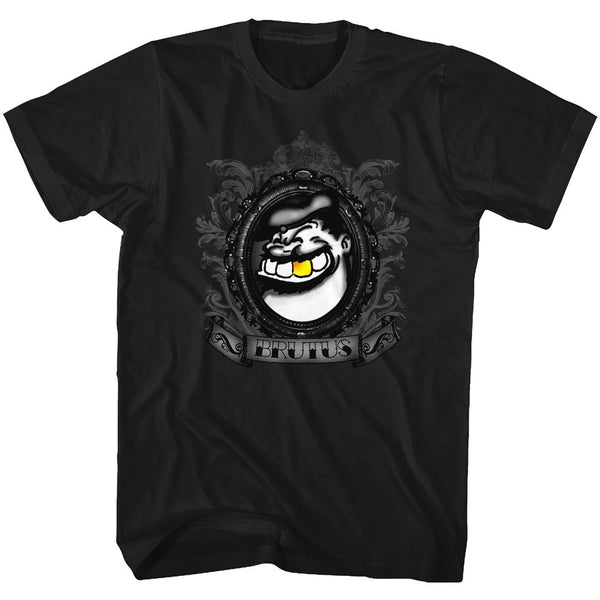 Popeye-Brutus Gold-Black Adult S/S Tshirt - Coastline Mall