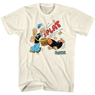 Popeye-Sailor Punch-Natural Adult S/S Tshirt - Coastline Mall