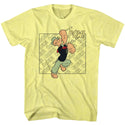 Popeye-Poppow-Yellow Heather Adult S/S Tshirt - Coastline Mall