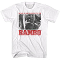 Rambo-No One-White Adult S/S Tshirt - Coastline Mall