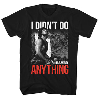 Rambo-Do 2-Black Adult S/S Tshirt - Coastline Mall