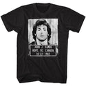 Rambo-Mugshot-Black Adult S/S Tshirt - Coastline Mall