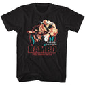 Rambo - 1st Blood Part II | Black S/S Adult T-Shirt - Coastline Mall