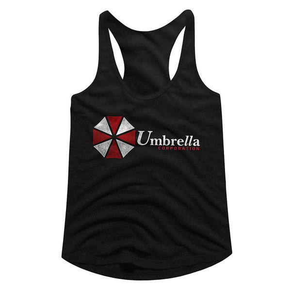 Resident Evil-Umbrella-Black Ladies Racerback - Coastline Mall