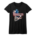 Resident Evil-Residentevil 2-Black Ladies S/S Tshirt - Coastline Mall