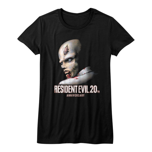 Resident Evil-Evil20-Black Ladies S/S Tshirt - Coastline Mall