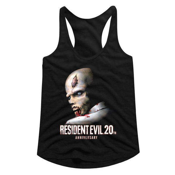 Resident Evil-Evil20-Black Ladies Racerback - Coastline Mall