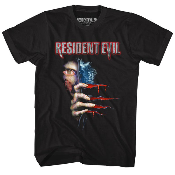 Resident Evil-Peekin'-Black Adult S/S Tshirt - Coastline Mall
