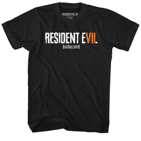 Resident Evil-Re7 Logo-Black Adult S/S Tshirt - Coastline Mall