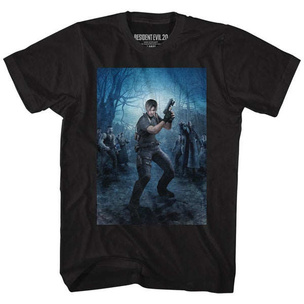 Resident Evil-Powerstance-Black Adult S/S Tshirt - Coastline Mall