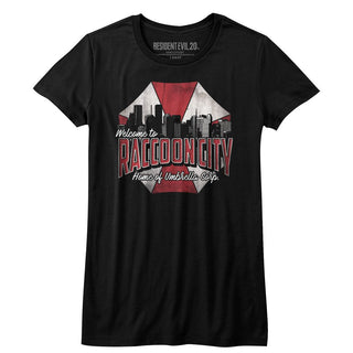 Resident Evil-Raccoon City-Black Ladies S/S Tshirt - Coastline Mall