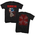 Resident Evil-Release 2-Black Adult S/S Front-Back Print Tshirt - Coastline Mall