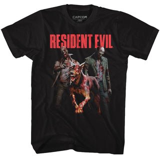 Resident Evil-Monster Hits-Black Adult S/S Tshirt - Coastline Mall