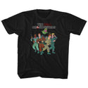 The Real Ghostbusters-The Whole Crew-Black Toddler-Youth S/S Tshirt - Coastline Mall