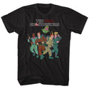 The Real Ghostbusters-The Whole Crew-Black Adult S/S Tshirt - Coastline Mall
