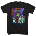 The Real Ghostbusters-Poster-Ish-Black Adult S/S Tshirt - Coastline Mall