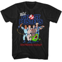 The Real Ghostbusters-Group3-Black Adult S/S Tshirt - Coastline Mall