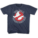 The Real Ghostbusters - Real GB Logo Vintage Navy Toddler-Youth Short Sleeve T-Shirt tee - Coastline Mall