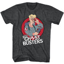 The Real Ghostbusters-Egon-Black Heather Adult S/S Tshirt - Coastline Mall