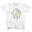 The Real Ghostbusters-Pastel Slime-White Toddler-Youth S/S Tshirt - Coastline Mall