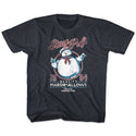 The Real Ghostbusters - Stay Puft 2 Logo Vintage Navy Toddler-Youth Short Sleeve T-Shirt tee - Coastline Mall