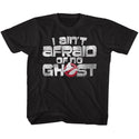 The Real Ghostbusters-Ain't Afraid-Black Toddler-Youth S/S Tshirt - Coastline Mall