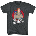 The Real Ghostbusters-Ray-Black Heather Adult S/S Tshirt - Coastline Mall