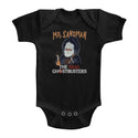 The Real Ghostbusters - Mr. Sandman | Black S/S Infant Bodysuit - Coastline Mall