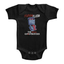 The Real Ghostbusters - Fearsome Flush | Black S/S Infant Bodysuit - Coastline Mall