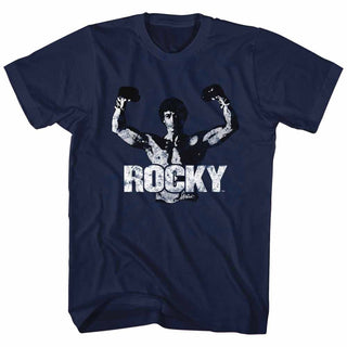 Rocky-Classic Rocky-Navy Adult S/S Tshirt - Coastline Mall