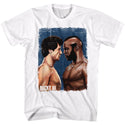 Rocky-Rocky Vs. Clubber Painting-White Adult S/S Tshirt - Coastline Mall