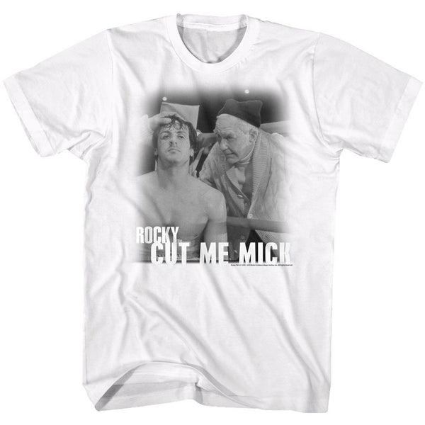 Rocky-Rock And Mick-White Adult S/S Tshirt - Coastline Mall