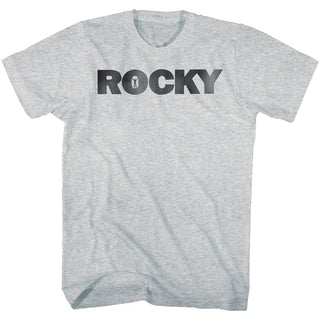 Rocky-Rocky Logo-Gray Heather Adult S/S Tshirt - Coastline Mall