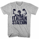 Rocky-Classic Stallion-Gray Heather Adult S/S Tshirt - Coastline Mall