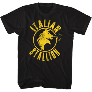Rocky-Black Stallion-Black Adult S/S Tshirt - Coastline Mall
