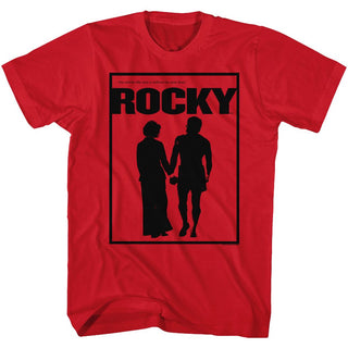 Rocky-Poster-Red Adult S/S Tshirt - Coastline Mall