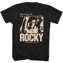 Rocky-Greased Lightning-Black Adult S/S Tshirt - Coastline Mall