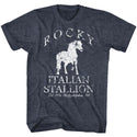 Rocky-Rocky Horse-Navy Heather Adult S/S Tshirt - Coastline Mall