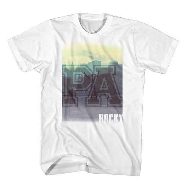 Rocky-Yeah-White Adult S/S Tshirt - Coastline Mall