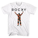 Rocky-Flower 2-White Adult S/S Tshirt - Coastline Mall