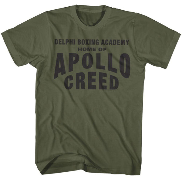 Rocky-Apollo Home-Military Green Adult S/S Tshirt - Coastline Mall