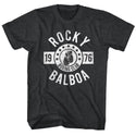 Rocky-Boxing Club-Black Heather Adult S/S Tshirt - Coastline Mall