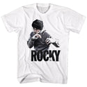 Rocky-40Th Anniversary-White Adult S/S Tshirt - Coastline Mall