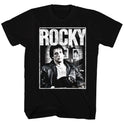 Rocky-Rocky Sitting-Black Adult S/S Tshirt - Coastline Mall