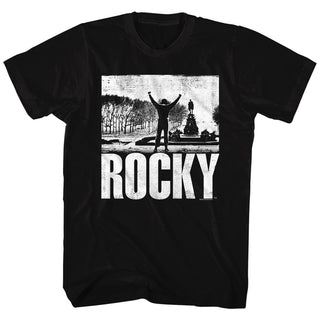 Rocky-Rocky B.-Black Adult S/S Tshirt - Coastline Mall