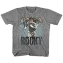 Rocky-Am Doing A Run-Graphite Heather Toddler-Youth S/S Tshirt - Coastline Mall