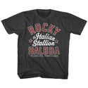 Rocky-The Italian Stallion-Black Heather Toddler-Youth S/S Tshirt - Coastline Mall