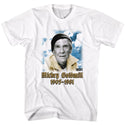 Rocky-Mick Memorial-White Adult S/S Tshirt - Coastline Mall